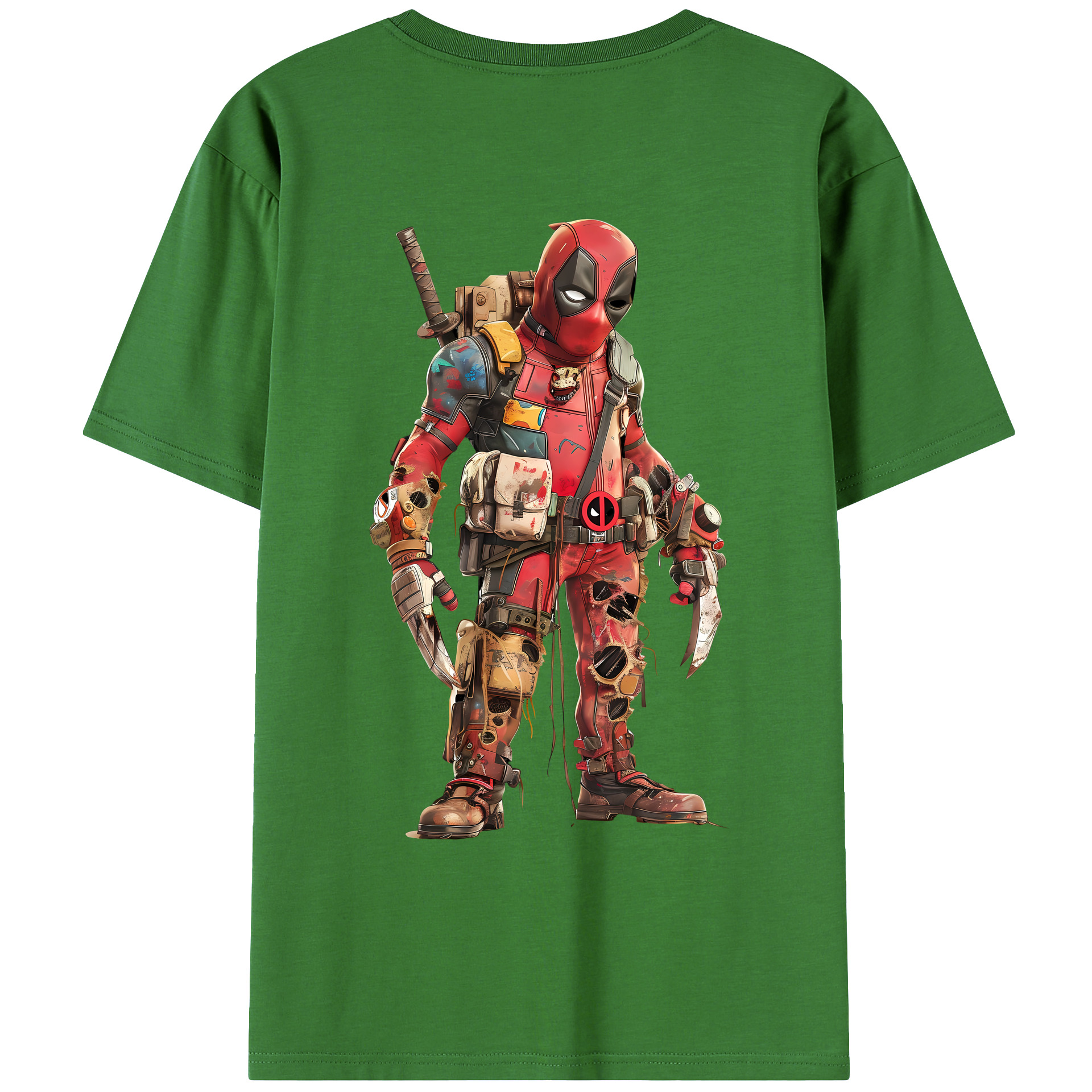 （画像用） Deadpool デッドプール レディース半袖Tシャツ(バックプリント)
